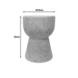 Masuta de cafea Efria, Gri - Ecru, 33x46 cm - Gri