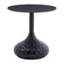 Masuta de cafea Fabron piatra sinterizata, negru, 50x50x52 cm