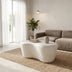 Masuta de cafea Fedris, MDF, Alb, 80x70x34 cm