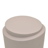 Masuta de cafea Fortox, Crem, D40x50 cm