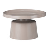 Masuta de cafea Ginoze, Metal, D70x40 cm - Masuta de cafea Ginoze, Metal, D70x40 cm - 029-000274