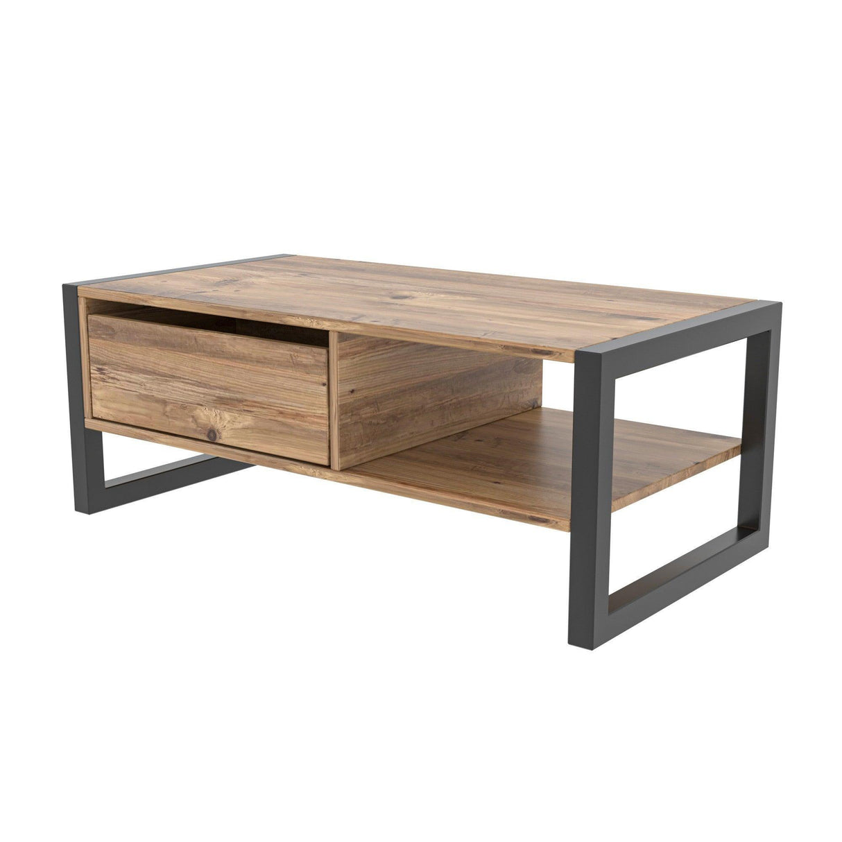 Masuta de cafea Haldizen, Stejar, 105x40x55 cm