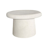 Masuta de cafea Herona, MDF, Alb, D60x40 cm