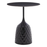 Masuta de cafea Kousien piatra sinterizata, neagra, D50x60 cm