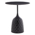 Masuta de cafea Kousien piatra sinterizata, neagra, D50x60 cm