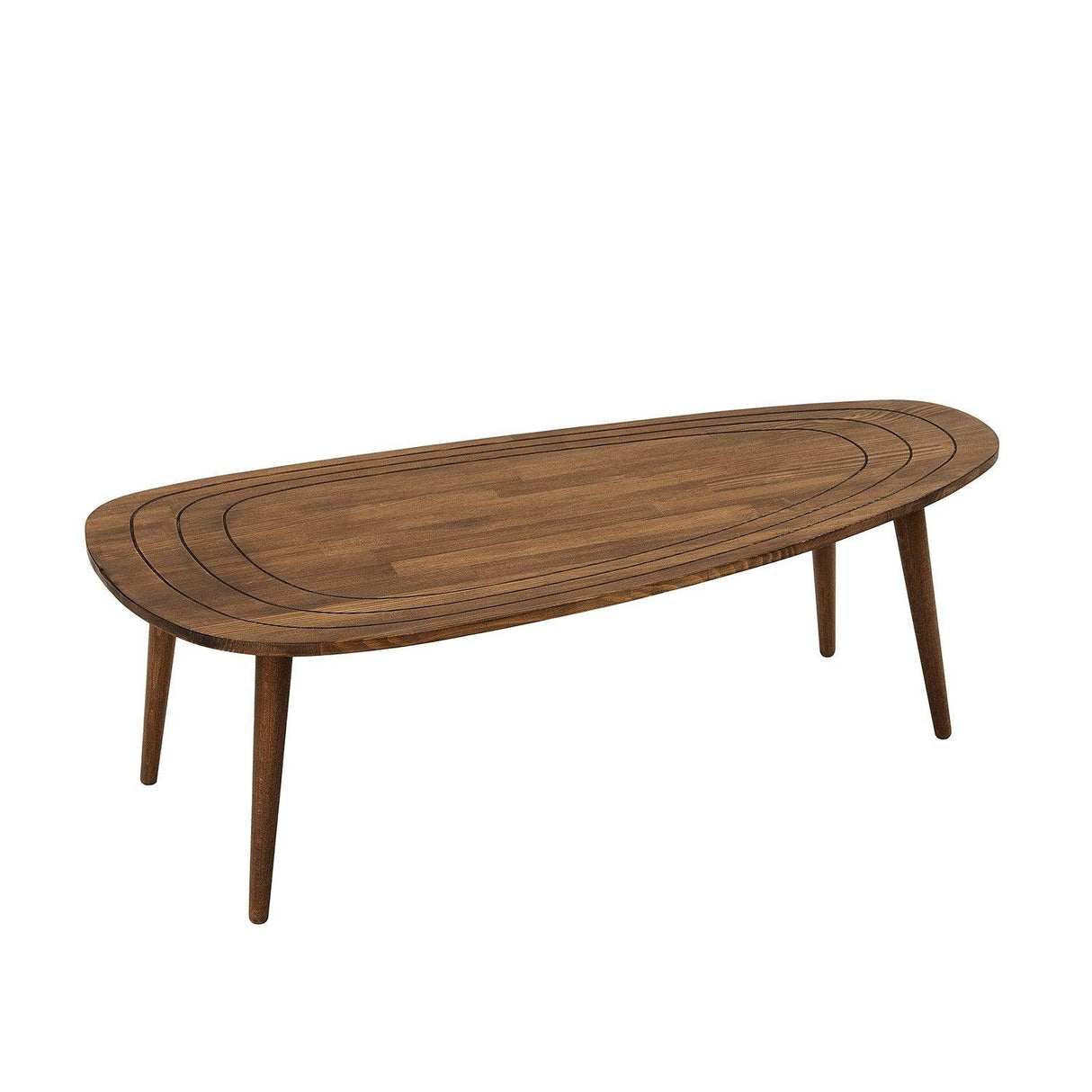 Masuta de Cafea, Lemn Masiv, 115x38x50 cm - Maro