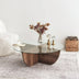 Masuta de cafea Lily - Walnut, Nuc, 90x30x90 cm