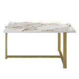 Masuta de cafea Merideths - Gold, Aur, 92x45x64 cm