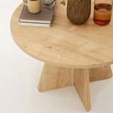 Masuta de cafea Mushroom - Living Oak, Stejar, 60x40x60 cm