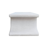 Masuta de cafea Nafel, MDF, Alb, 120x60x45 cm