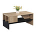 Masuta de cafea Naya, Natural-antracit, 93x46x43 cm