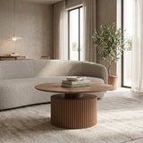 Masuta de cafea Opols, MDF, D90x42 cm - Masuta de cafea Opols, MDF, D90x42 cm