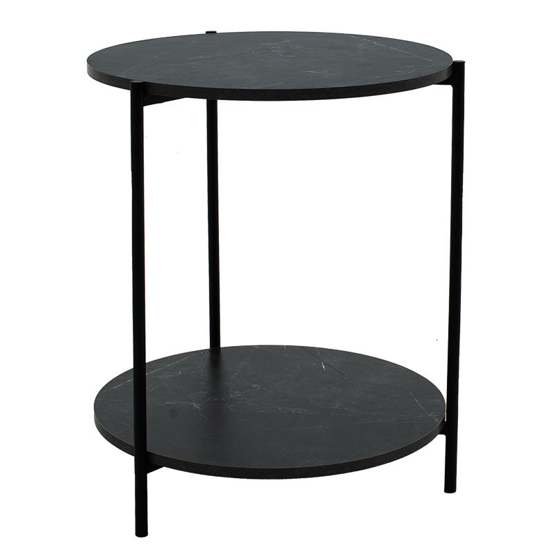 Masuta de cafea Rhythm, negru - negru, D48x60 cm