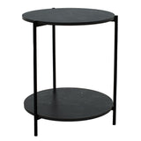 Masuta de cafea Rhythm, negru - negru, D48x60 cm
