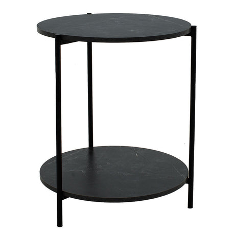Masuta de cafea Rhythm, negru - negru, D48x60 cm