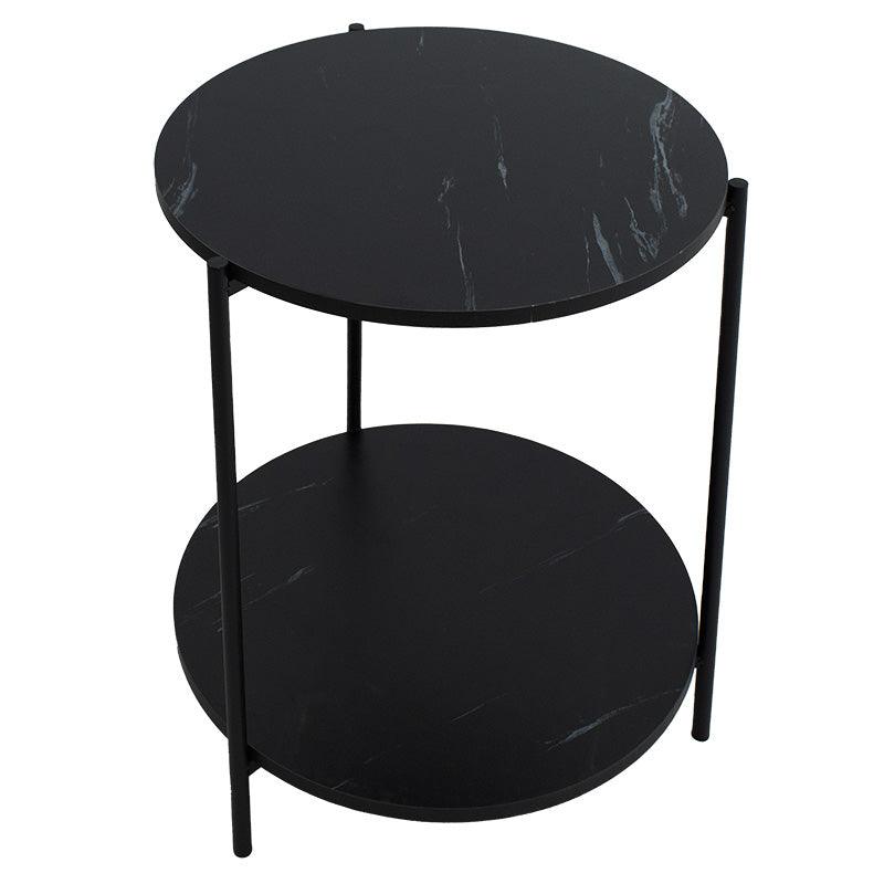 Masuta de cafea Rhythm, negru - negru, D48x60 cm