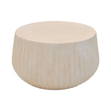 Masuta de cafea Rongo, Crem, D80x41 cm
