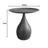 Masuta de cafea Samino, Metal, D39x46 cm