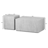 Masuta de cafea Sandu, Aspect travertin, Travertin