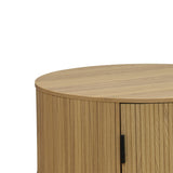 Masuta de cafea Scandi MDF culoare lemn, Natural, D80x36 cm