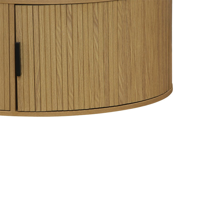 Masuta de cafea Scandi MDF culoare lemn, Natural, D80x36 cm