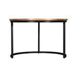 Masuta de cafea set 3 piese Frina, lemn masiv de mango, Naturala, 70x70x45 cm