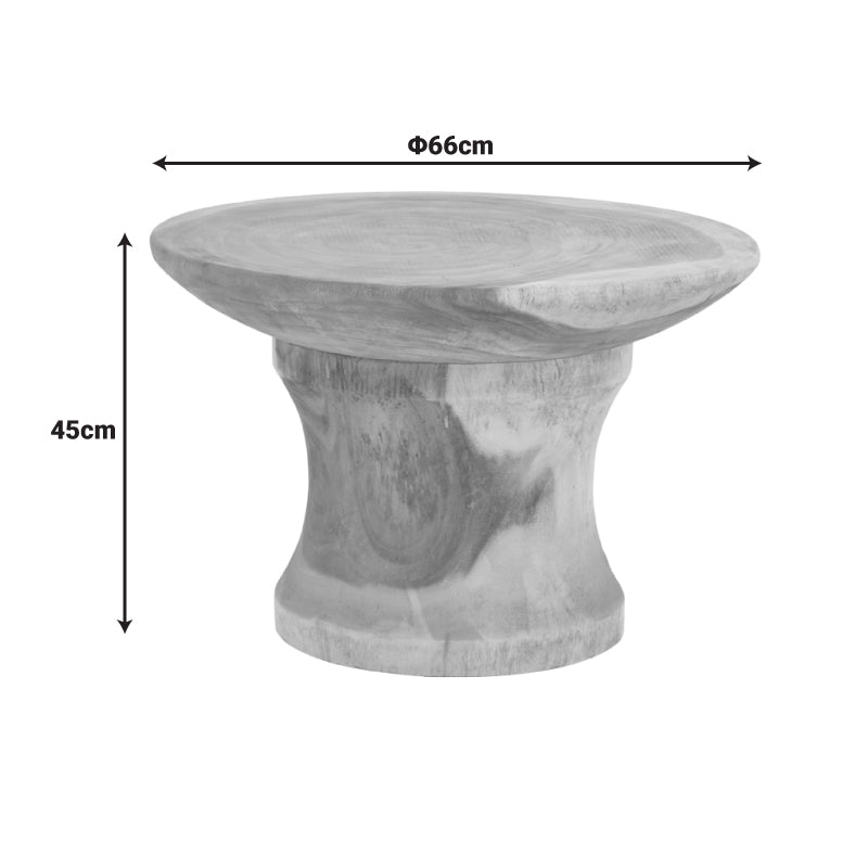 Natur | SKU: 422-000002 | Măsuță de cafea Stomer, Natur, Ø66x45 cm, varianta Natur, produs pentru amenajarea locuinței, disponibil online în România la CasaMob