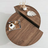 Masuta de cafea Sufragerie Podium, Stejar- Nuc, 90x60x30 cm - Nuc