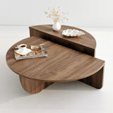 Masuta de cafea Sufragerie Podium, Stejar- Nuc, 90x60x30 cm - Nuc