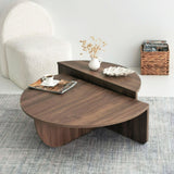 Masuta de cafea Sufragerie Podium, Stejar- Nuc, 90x60x30 cm - Nuc