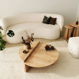 Masuta de cafea Sufragerie Podium, Stejar- Nuc, 90x60x30 cm - Stejar