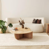 Masuta de cafea Sufragerie Podium, Stejar- Nuc, 90x60x30 cm - Stejar