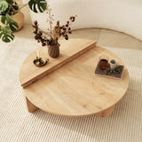 Masuta de cafea Sufragerie Podium, Stejar- Nuc, 90x60x30 cm - Stejar