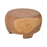 Măsuță de cafea Terra din lemn Suar, Natural, Ø60x36 cm