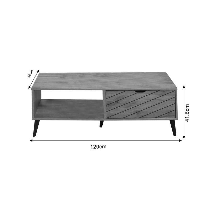 Masuta de cafea Thelma, Sonoma, 120x60x41 cm