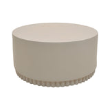 Masuta de cafea Tierra, Gri, D75x37 cm