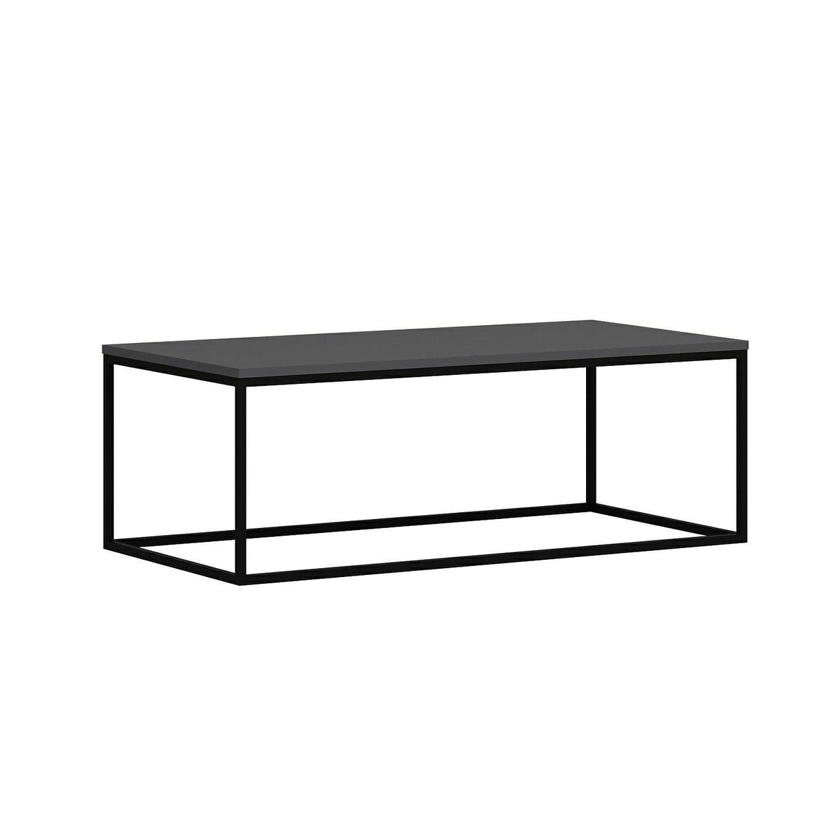 Masuta de Cafea Tiger - Anthracite, Gri, 120x42x60 cm
