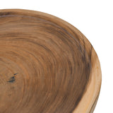 Măsuță de cafea Tobola din lemn Suar, Natural, Ø60x45 cm