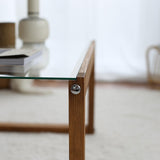 Masuta de cafea Via - Wooden, De lemn, Natur, 55x40x85 cm