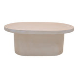 Masuta de cafea Vooge, Crem, 100x64x39 cm