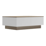 Masuta de cafea Winey, Stil Sonona-Alb, Lemn, 90x60x31 cm