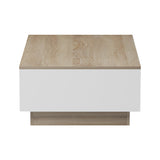 Masuta de cafea Winey, Stil Sonona-Alb, Lemn, 90x60x31 cm