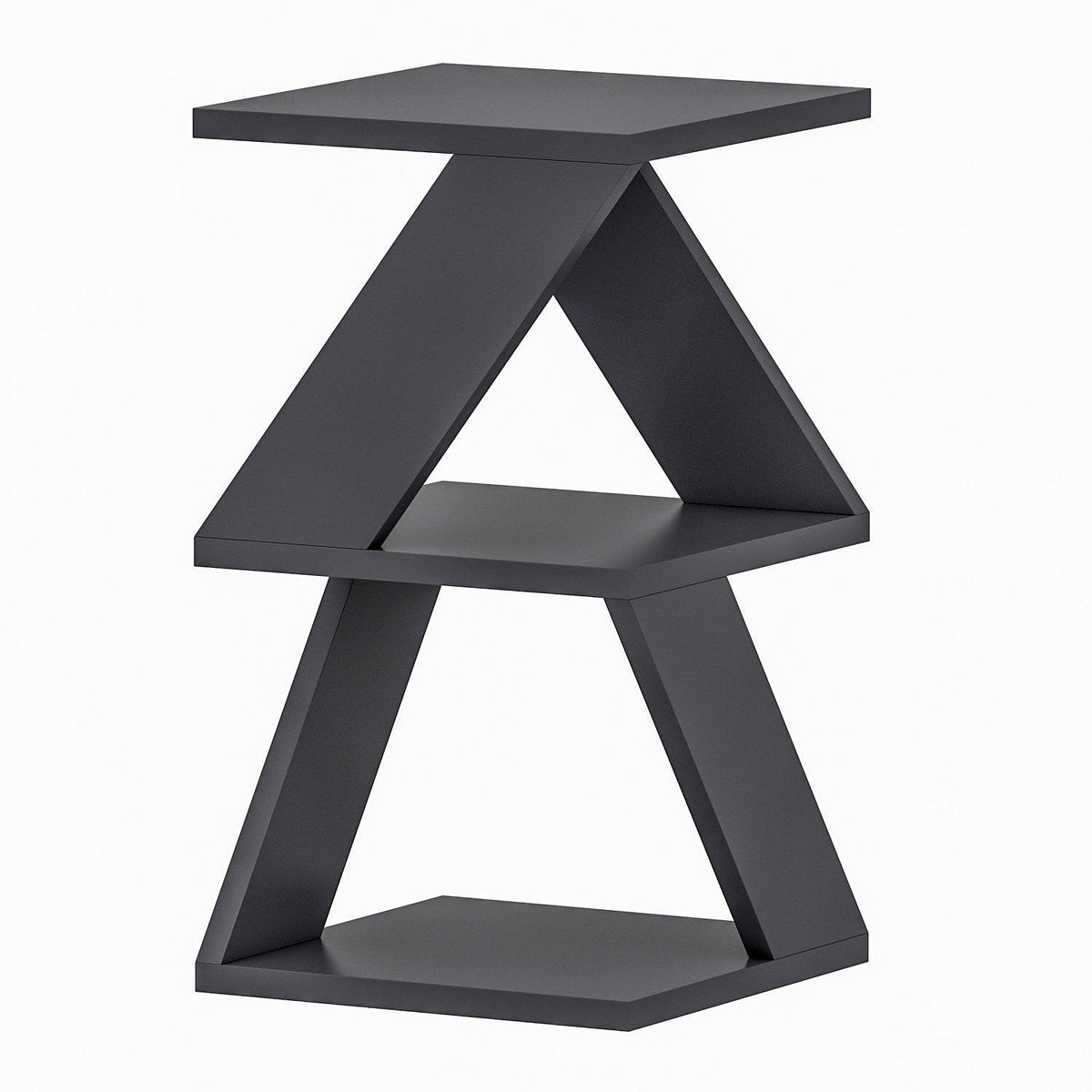 Tabel lateral Albeni - Anthracite, Gri, 50x30x30 cm