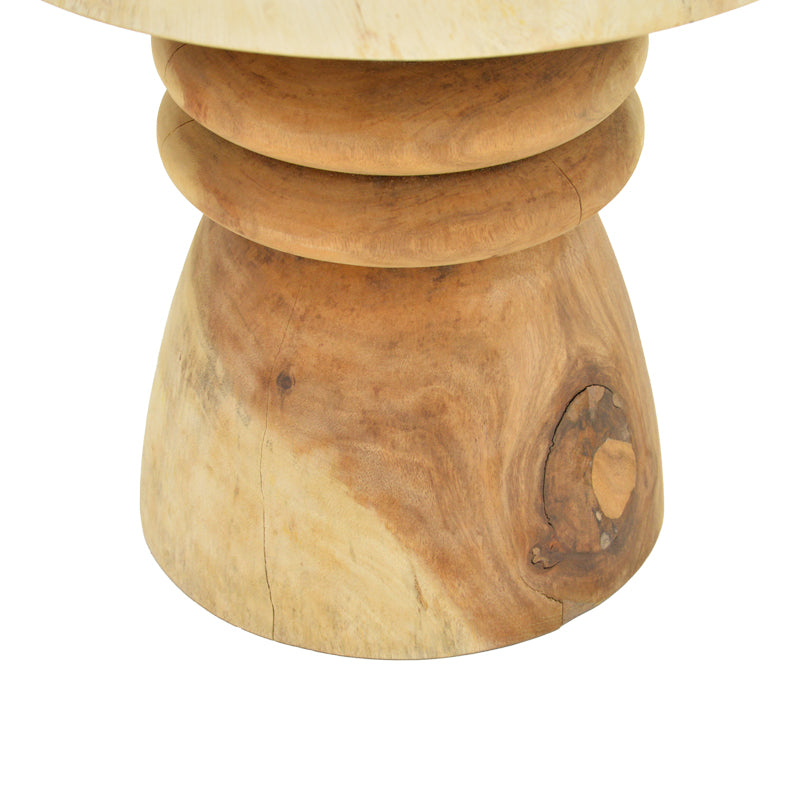Nuc | SKU: 422-000011 | Măsuță laterală Bolemo, Nuc, Ø50x45 cm, varianta Nuc, produs pentru amenajarea locuinței, disponibil online în România la CasaMob