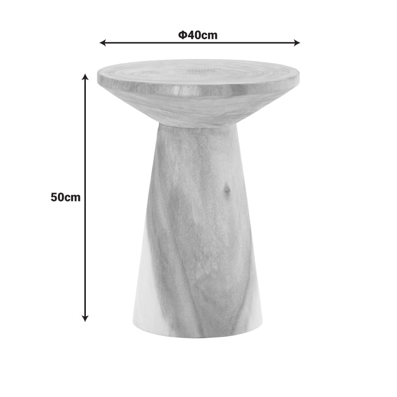 Natur | SKU: 422-000003 | Măsuță laterală Cialo, Natur, Ø40x50 cm, varianta Natur, produs pentru amenajarea locuinței, disponibil online în România la CasaMob