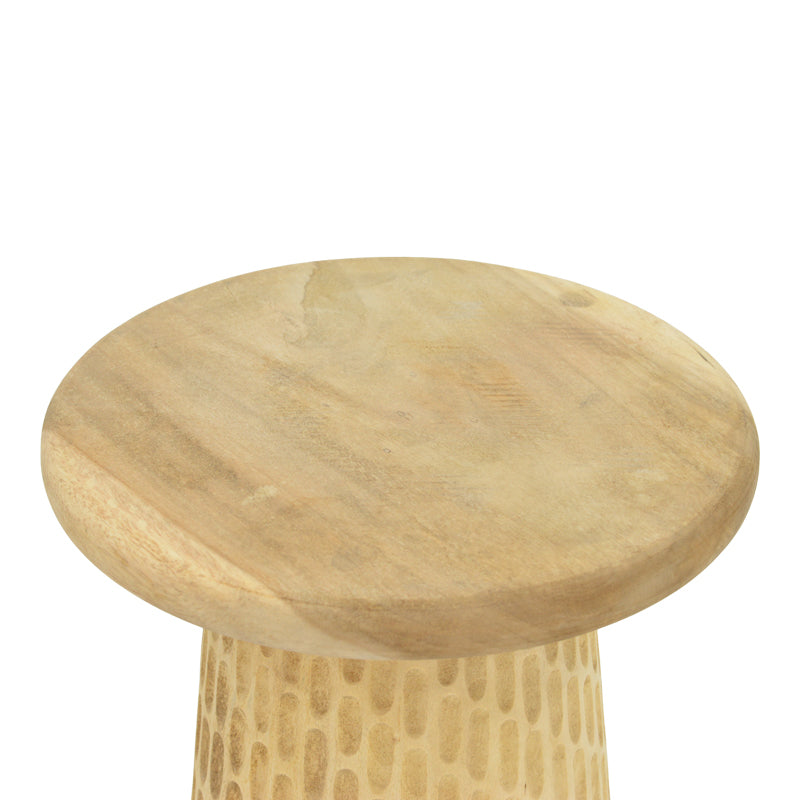 Natur | SKU: 422-000010 | Măsuță laterală Cortney, Natur, Ø40x50 cm, varianta Natur, produs pentru amenajarea locuinței, disponibil online în România la CasaMob