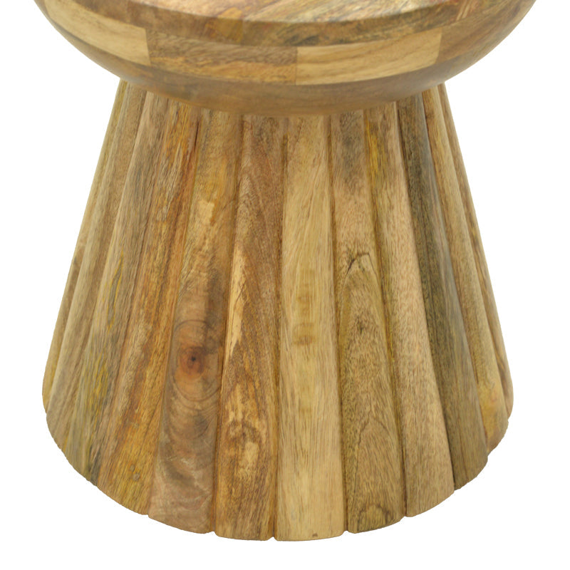 Masa laterala Nemira, Lemn de mango, D30x35 cm - Natural