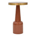Masuta laterala Easyful metal, aurie, 40x40x65 cm