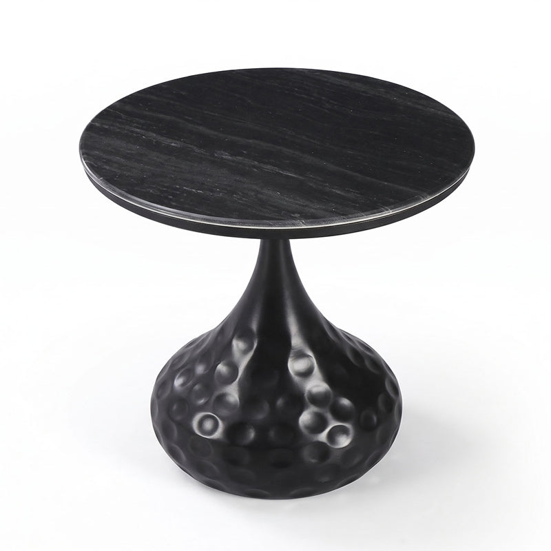 Negru | SKU: 278-000106 | Măsuță laterală Gala, Negru, Ø50x47 cm, varianta Negru, produs pentru amenajarea locuinței, disponibil online în România la CasaMob