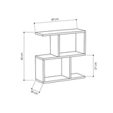 Masuta laterala Homemania, 60x20x60 cm - Gri